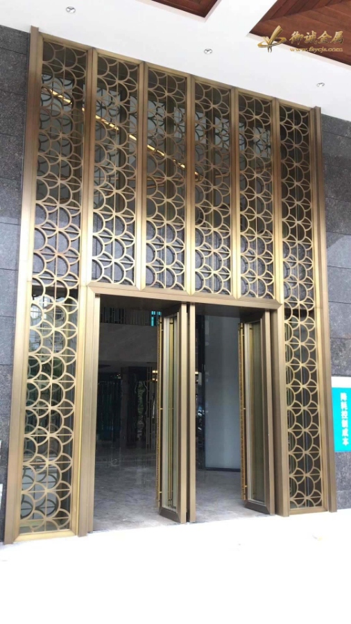 不銹鋼屏風實例