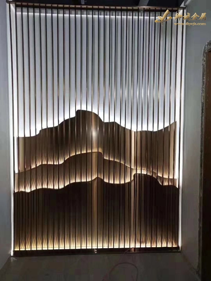 不銹鋼屏風(fēng)實例