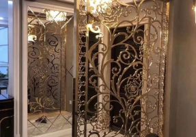 鋁雕屏風